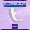 Always Extra Protection Scented Daily Sanitary Pads Large 16-Pack