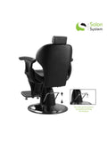 Salon System I-Class 500 Advanced Chair - Black Leather Hydraulic