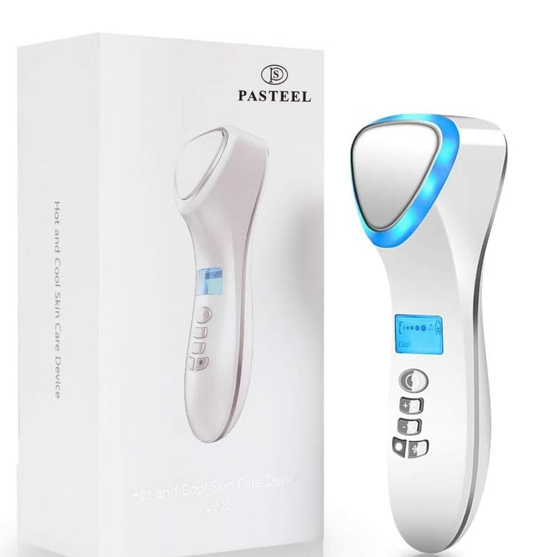Pastel Hot and Cold Skin Massager, Dual Temperature Facial Device