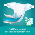 Pampers Diapers Taped Rash Protection Giant Box Size 3 136 Count