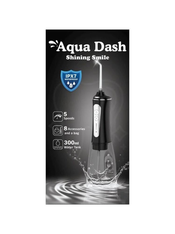 Best Water Flosser 2022 Portable Oral Irrigator Aqua Dash 300ml