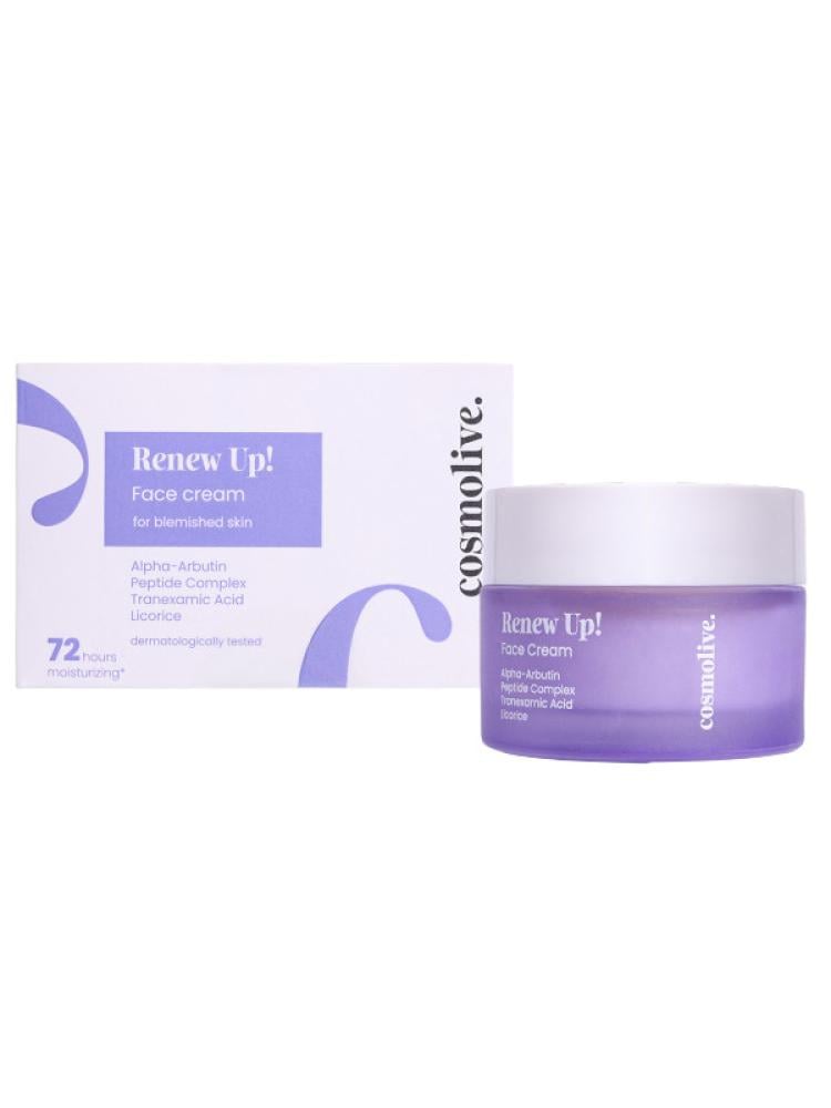 Face Cream for Uneven Skin Tone Dark Spot Correcting Cosmolive Renew Up 50ml