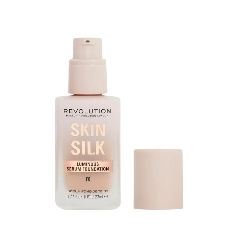 Revolution Skin Silk Serum Foundation F8, Light to Medium Coverage