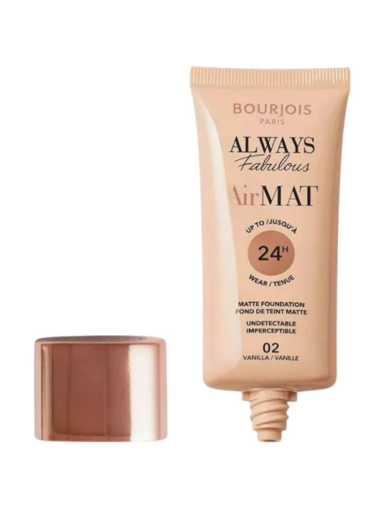 Bourjois Air Matte Foundation - Full Coverage, Matte Finish, 30ml