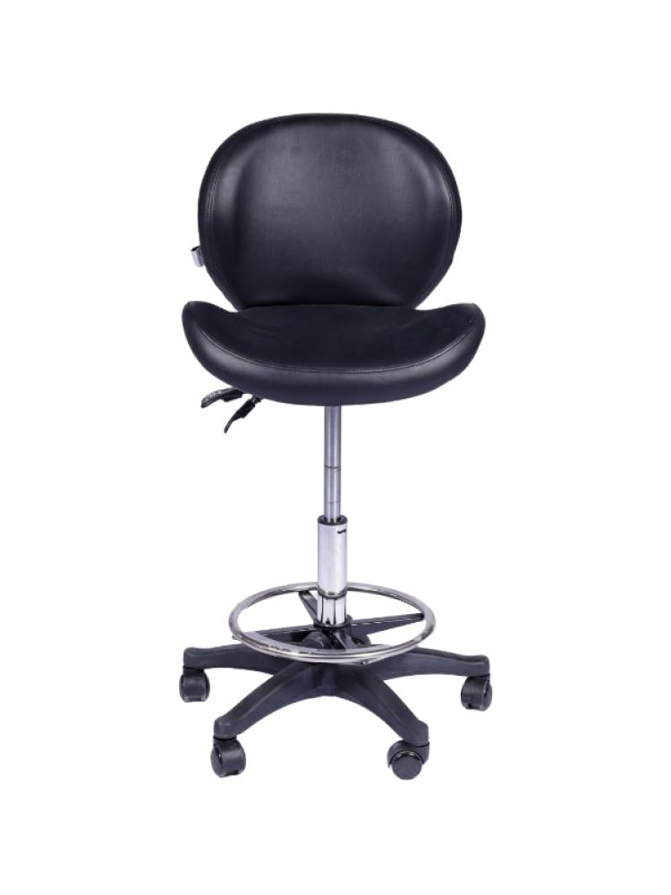 Salon System Salon Worker Chair M644 Ergonomic Adjustable - Black