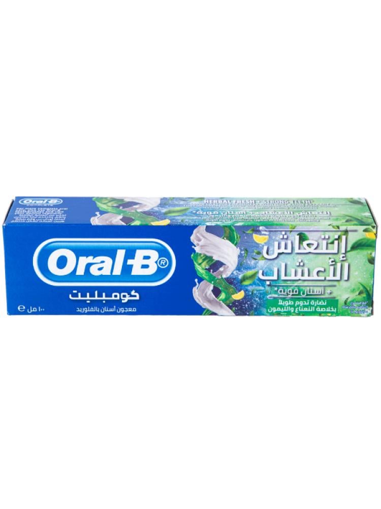 Oral-B Complete Herbal Fresh Toothpaste Mint & Lemon Extract - 100ml