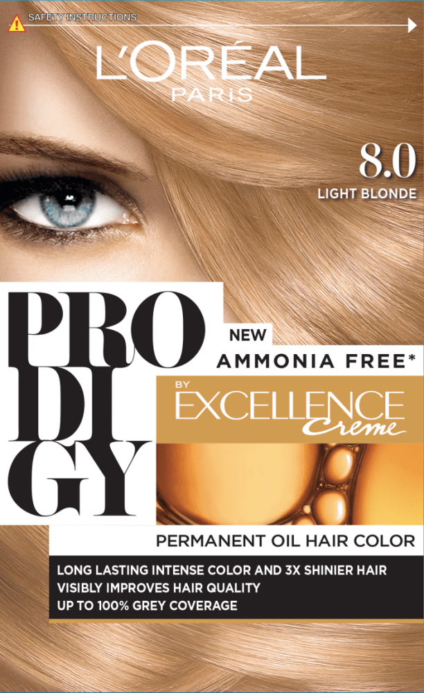 Light Brown Hair Color Ammonia Free Radiant Shine L'Oreal 1 Piece