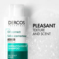 Vichy Dercos Oil Control Shampoo with Zinc PCA - 200 ml