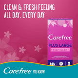Carefree Pantyliners Fresh Scent Daily Pads for Women Use 20 count