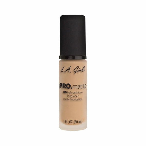 L.A. Girl Pro Matte HD Foundation, Beige, Full Coverage, Long-Lasting