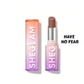 Sheglam Dynamic Boom Matte Lipstick, High-Coverage, Half No Fair, 2.7g