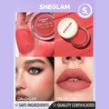 Sheglam Matte Gel Blush, Afternoon Peach, Cream-to-Powder, 7.5g