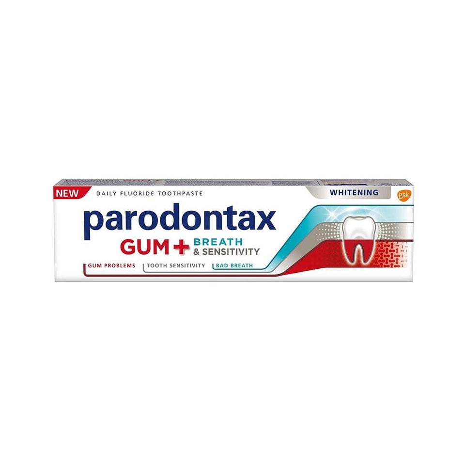 Parodontax Toothpaste Gum & Sensitivity Whitening for Healthy Teeth 75ml