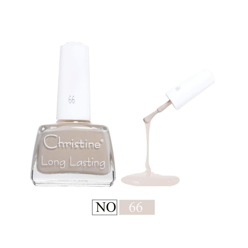 Christine Nail Polish No. 66 Quick-Drying Glossy Manicure 1 Coat