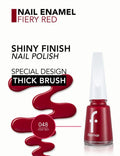 Flormar Nail Polish 048 - Fiery Red, 11 ml