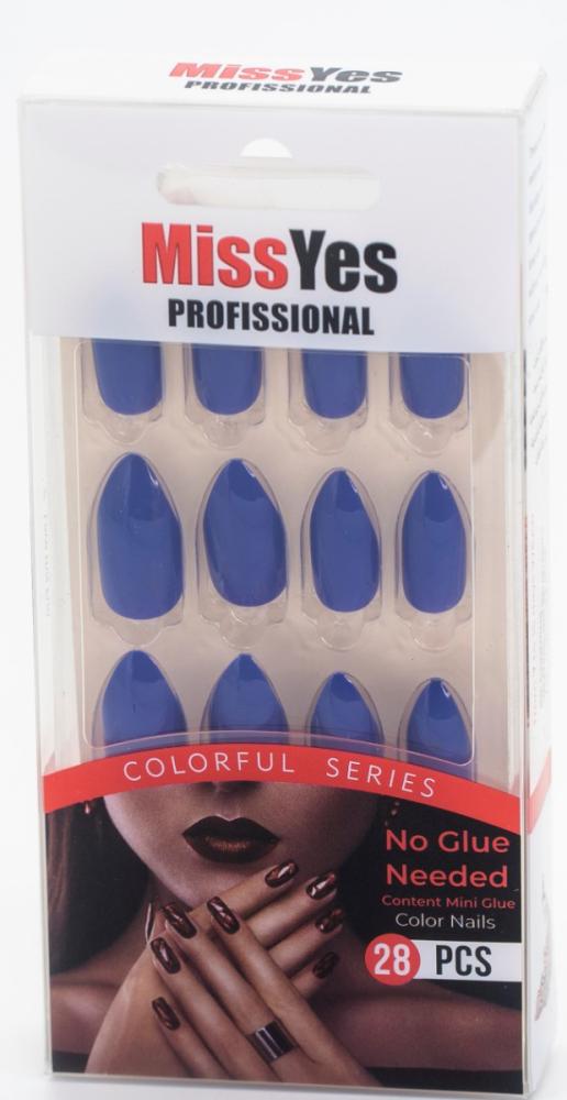 Artificial Nails Press On Versatile Design Miss Yes 24 Pieces