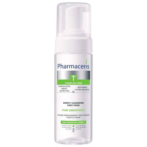 Rice Water Bright Cleansing Foam Face Wash Oily Skin Pharmaceris 150ml