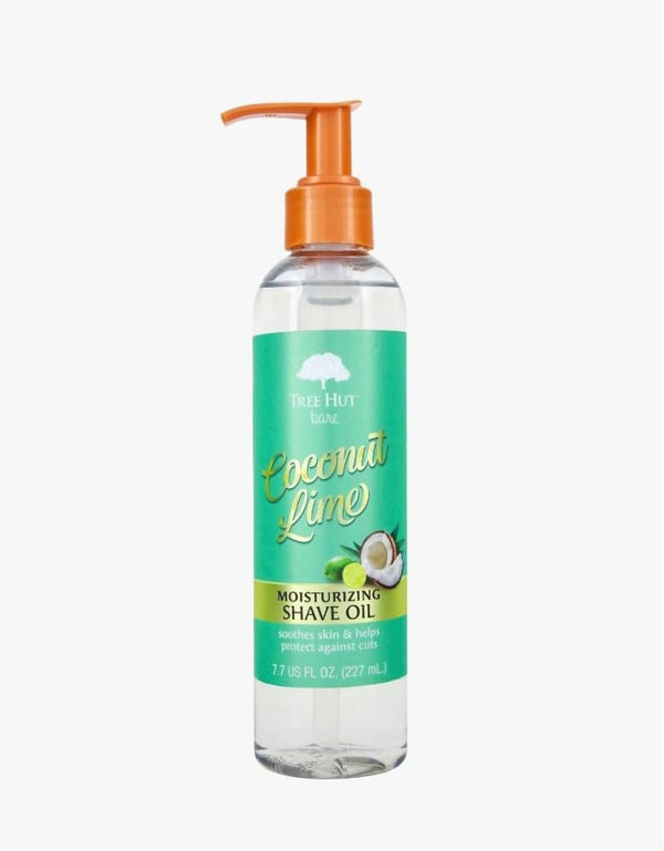 Coconut Lime Shave Oil Moisturizing Smooth Glide Tree Hut 227ml