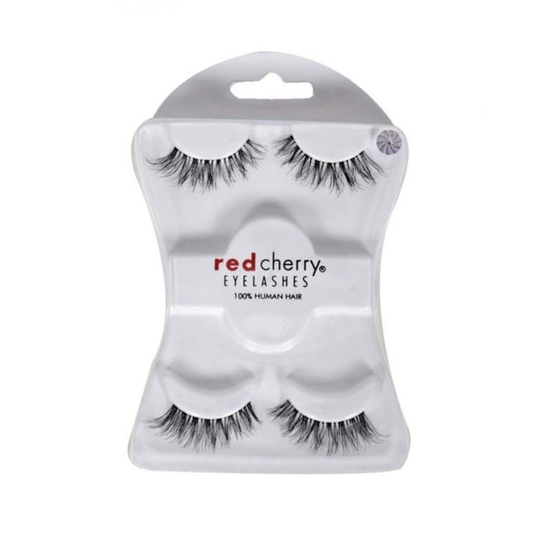 Red Cherry Eyelashes 415 Medium Length Synthetic Fiber