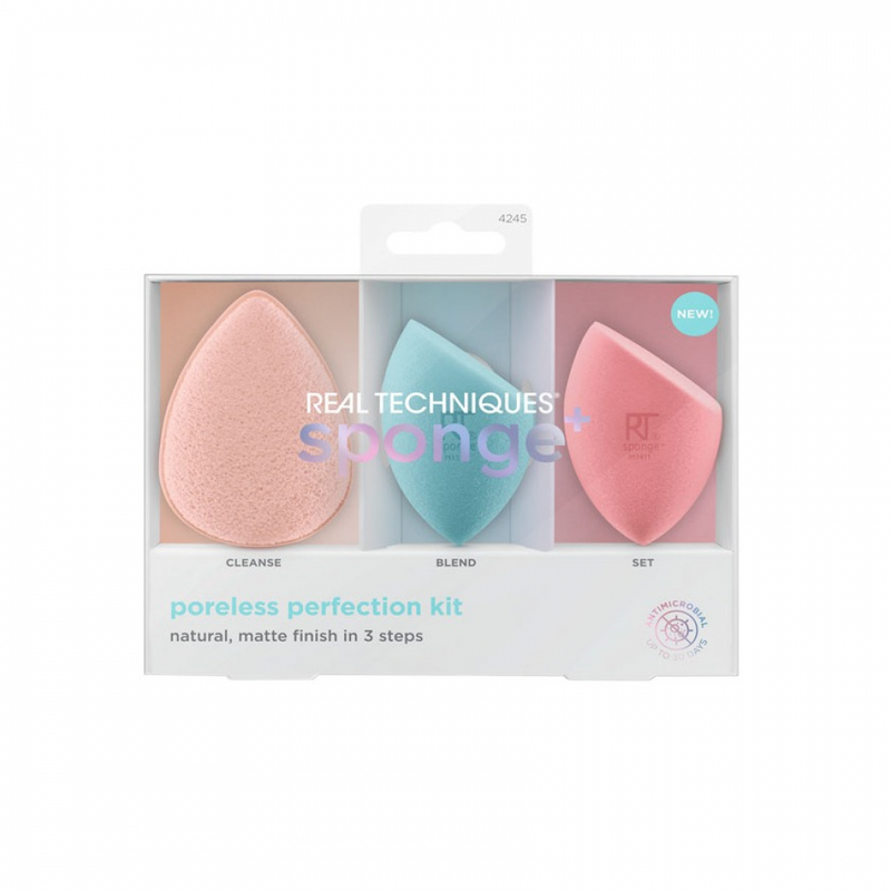 Real Techniques Pore Perfection Sponge Kit 3-Piece Set