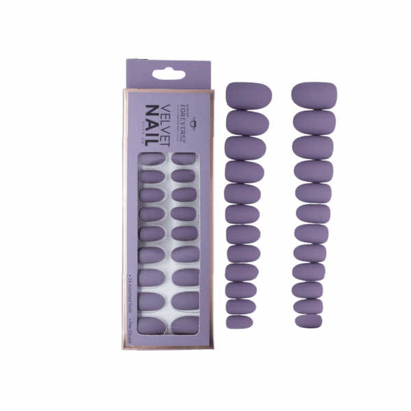 Forever 52 Velvet Matte Effect Artificial Nails KFN008 24-Pack