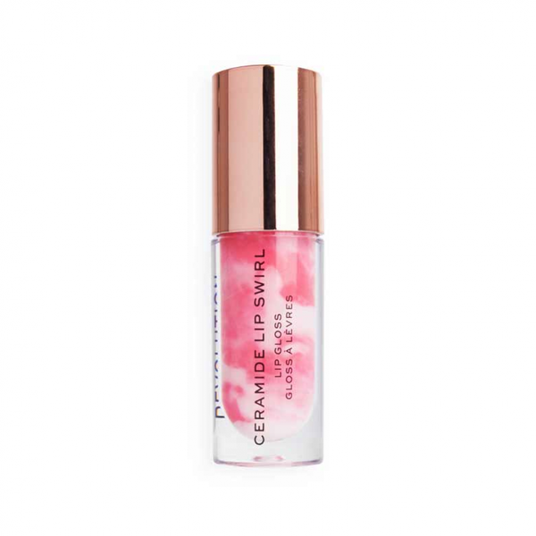 Revolution Soft Bank Ceramide Lip Gloss, Marbled Swirl, Sweet Soft Pink, 4.5ml