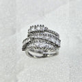 Best Silver Ring Elegant Feminine Design Modern Accessory 1718-014