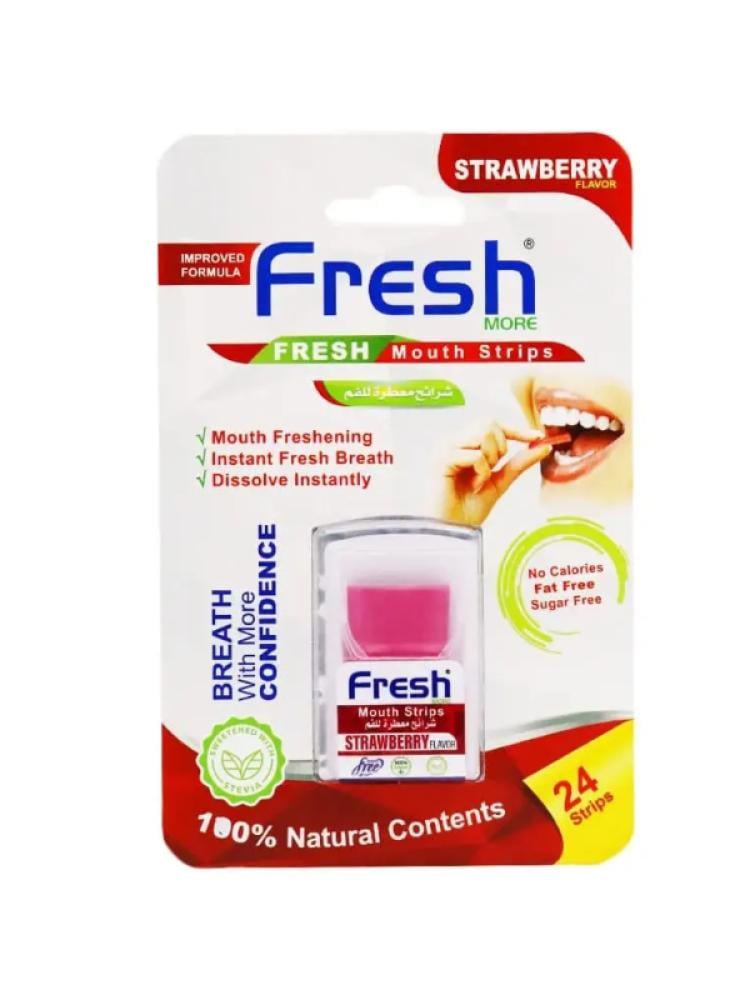 Mouth Freshener Strips Strawberry Fresh Meltz Fresh More 24 Strips