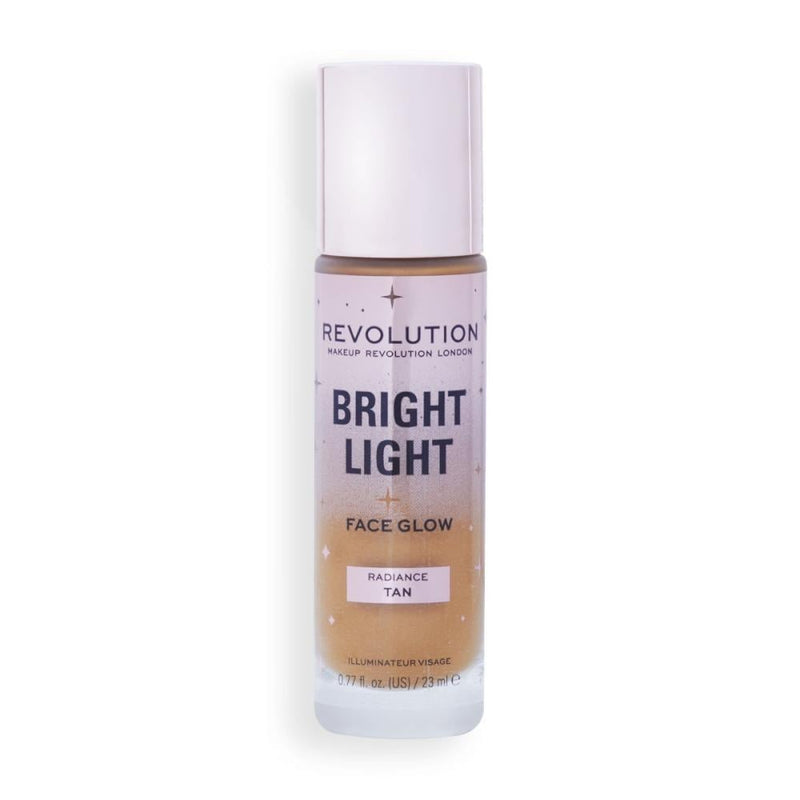 Revolution Liquid Highlighter Bright Light Face Glow Radiance Tan 15ml