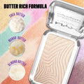 NYX Buttermelt Highlighter, 05 Bright & Booty, Mango Butter, Shea Butter, Almond Oil, 12-Hour Wear