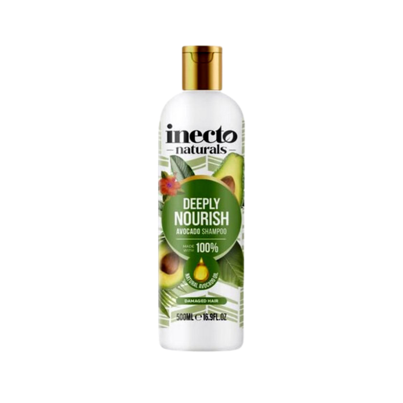 Inecto Avocado Deep Nourishing Sulfate-Free Shampoo, 500ml