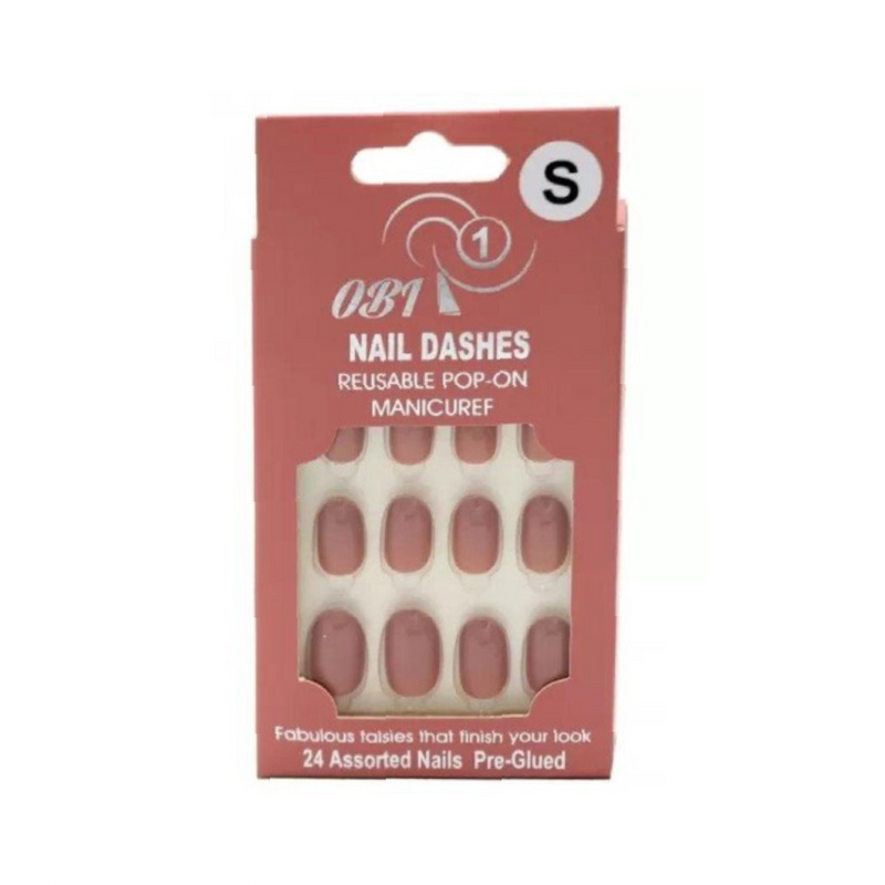 OB1 Adhesive Nails, OB-04 Bright Colored, 24 Count