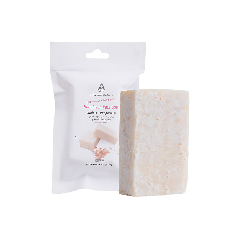 Alin Mint & Juniper Natural Cleansing Soap Bar, 100g