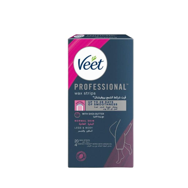 Veet Wax Strips for Normal Skin, 20 Count