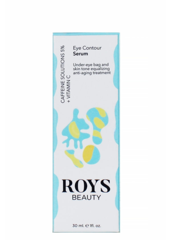 Caffeine Eye Serum Vitamin C Dark Circles Roys Beauty 30ml