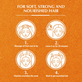 Vatika Hair Oil for Smoothness & Shine with Almonds Vitamins A, E & F 300ml