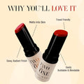 Character 2-in-1 Blush and Lip Stick, Creamy Texture, CTO306
