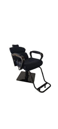 Salon System BX-3079B-3 Women's Hair & Makeup Chair Black Gold