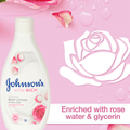 Johnson's Vita-Rich Body Lotion, Rose Water, Vitamin E, 400ml