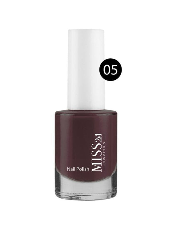 Miss 2M Nail Polish Shade 05 - Glossy Finish, 12ml
