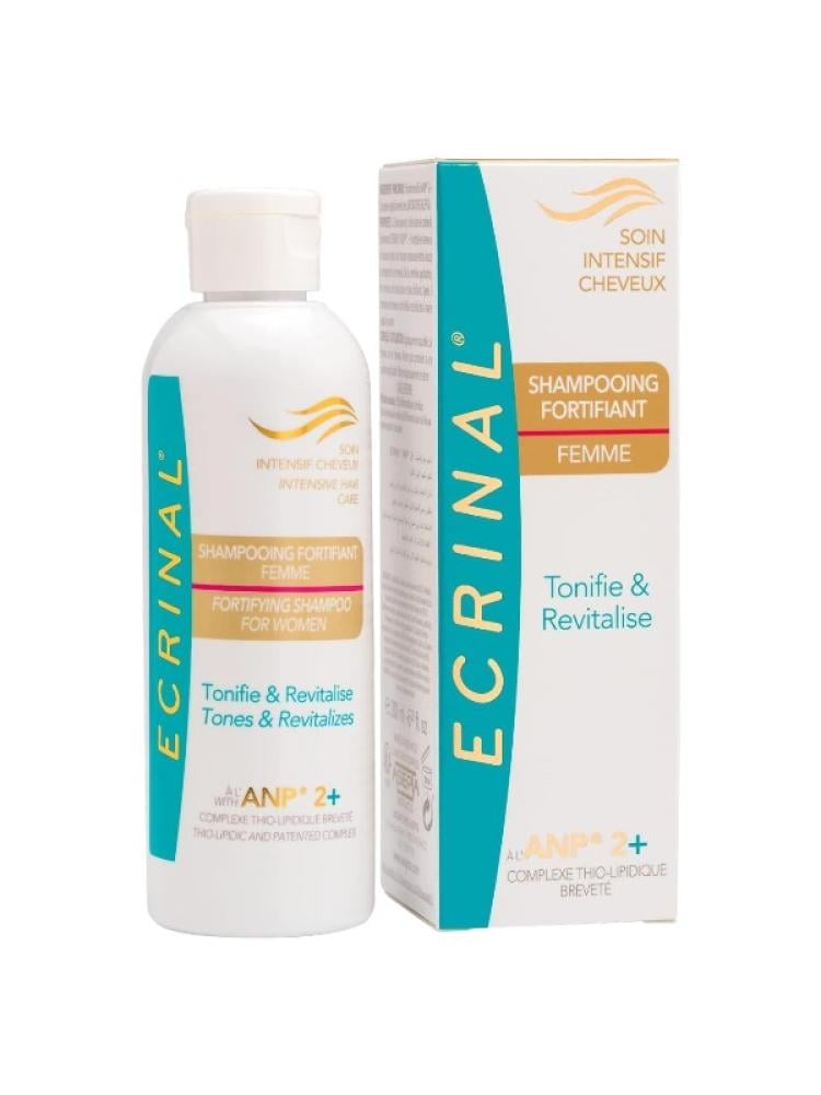 Strengthening Shampoo for Fine Hair with ANP2+ Complex by Ecrinal 200ml