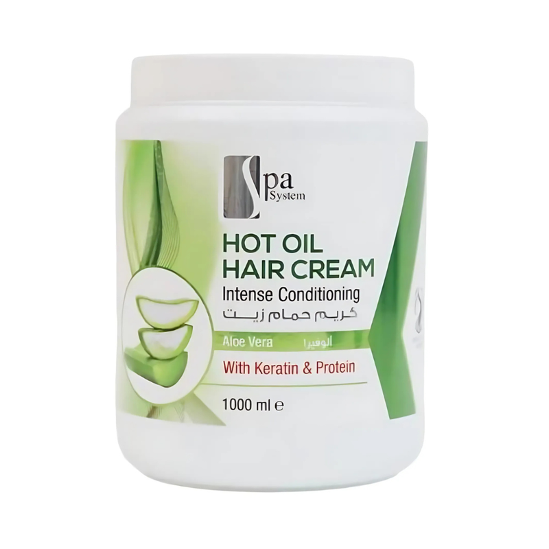 Spa System Watercress Hair Oil Bath Cream, Scalp Nourishment, 1000ml