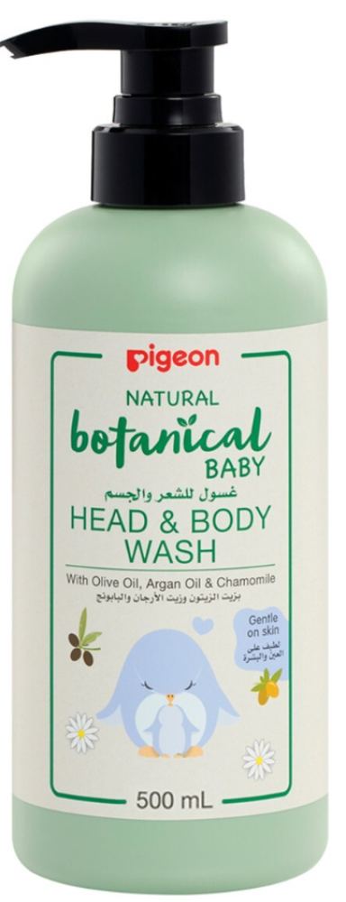 Buy Baby Head And Body Wash With Natural Oils Pigeon 500ml
