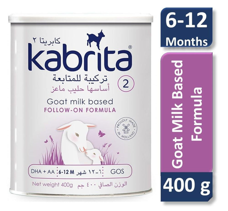 Goat Milk Stage 2 Follow On Formula Gentle Nutrition 400g KABRITA