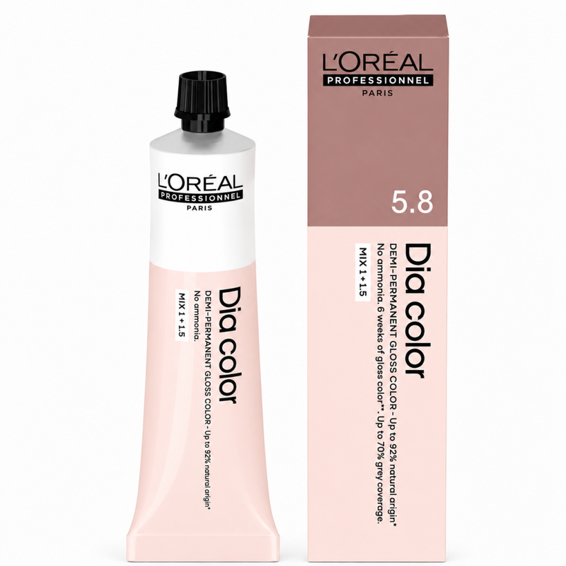 Loreal Professionnal Dia Color Light Mocha Brown 5.8 Hair Dye 60ml