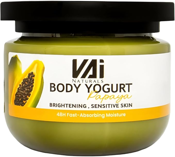 Top Rated Body Cream Papaya Yogurt Hydrating VAI Naturals 280ml