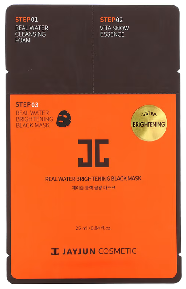 Sheet Mask Real Water Brightening Black Purifying Hydrating JAYJUN