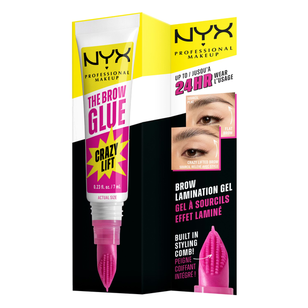 The Brow Glue Crazy Lift Clear Brow Gel Strong Hold Nyx 5g