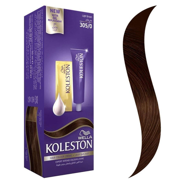 Light Brown Hair Dye Permanent Colorant Natural Finish Koleston 60ml
