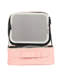 Salon System Makeup Bag with Mirror - Pink